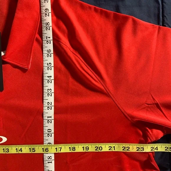SOLD New W/ Tags Oakley Elemental Red Golf Polo - Picture 7 of 7